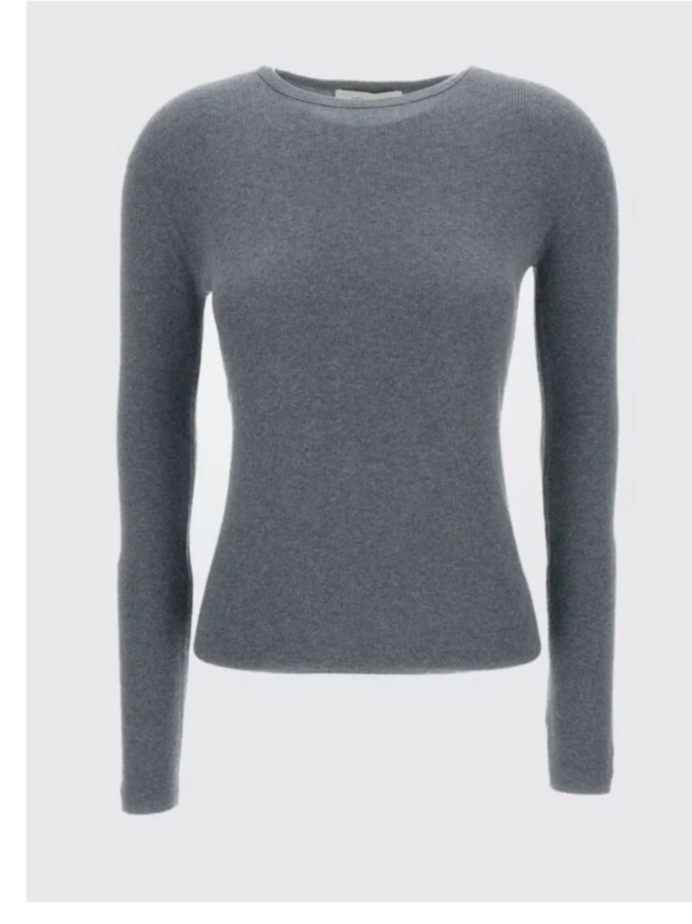 NWOT Lisa Yang Vivian Cashmere Cotton blend Crew Neck Long Sleeve size 0 (XS-S) - Picture 2 of 10